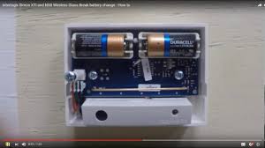 Interlogix glassbreak shock detector, white (5150w) Interlogix Wireless Glassbreak Battery Change Youtube