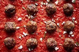 Lamb Meatballs With Spiced Tomato Sauce Recipe Recipe Lamb Meatballs Meatballs Tomato Sauce Recipe