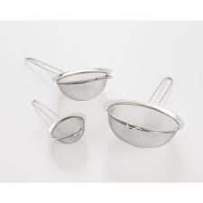 Stainless steel funnel with strainer. Excelsteel 3 Piece Stainless Steel Mesh Strainer Set 769 The Home Depot