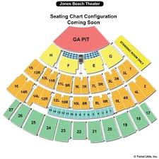 Nikon Beach Seating Chart Summer Concerts Outdoors At Jones