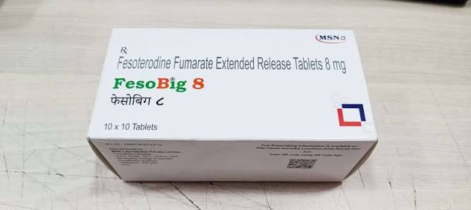 Fesobig Fesoterodine 8 Mg Tablets at best price in New Delhi by Radha Kishan Pharmaceuticals | ID: 2852959793388