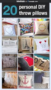A pile of accent pillows on the couch or at the top of a bed can really transform the décor in a. 20 Unique Diy Throw Pillows Sew Some Stuff Diy Throw Pillows Diy Throws Diy Pillows