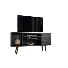 Gosave20 (20% off) at checkout. Liberty Mid Century Modern 4 Shelves And 1 Door 3d Prints Tv Stand For Tvs Up To 50 Manhattan Comfort Target