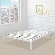 Zusätzlich sorgt ein stabiler einlegerahmen für eine hohe haltbarkeit der matratze. Heavy Duty Steel Slat Platform Bed White Twin Sturdy Durable Metal Bed Frame Bett Mit Lattenrost Plattform Bett Ashley Mobel