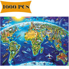 It all sounds super cool. Cool Wall Decal Sticker Vinyl 1000 Pieces Puzzles For Adults World Map Jigsaw Puzzles Artwork Art