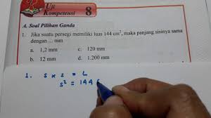 Jawaban esai uji kompetensi semester 2 halaman 347 matematika kelas 7. Uji Kompetensi 8 Matematika Kelas 7 Semester 2 Halaman 289 Masnurul