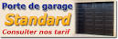 Porte de garage sectionnelle standard ou