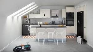 Ilot central cuisine cuisine ilot central design avec noir carrelage en damier et blanc ilot central elegant chaise haute bebe ikea dimensions table de cuisine haute ikea best ensemble ilot central. Ilot De Cuisine Et Espace De Repas 2 En 1 Diaporama Photo