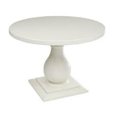 Make Your Dining Room Stand Out With Our Prescott Round Dining Table Shaped Like A Pedestal In 2020 White Round Dining Table White Dining Table Pedestal Dining Table