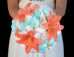 Beach Sand Wedding Flowers Coral Bouquet Wedding Beach Wedding Flowers Wedding Sand