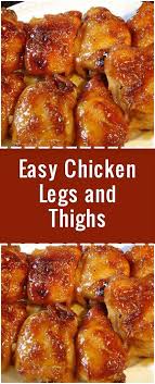 Not only does it take longer, but in my. Ingredients Preheat Oven To 350 6 8 Chicken Thighs Or Legs 1 2 Cup Light Brown Sugar Baked Chicken Legs Chicken Leg Recipes Baked Chicken Thighs