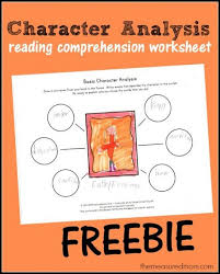 Character Analysis Worksheet The Measured Mom Character Trait Worksheets Character Analysis Reading Comprehension Worksheets