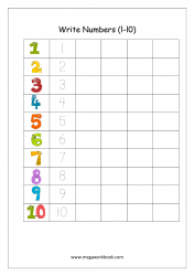 For the second line those numbers. Number Tracing Tracing Numbers Number Tracing Worksheets Tracing Numbers 1 To 10 Writing Numbers 1 To 10 Megaworkbook