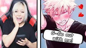 No matter your dating record in real life, you can always get a date here. I Play A Bakugou Dating Sim Boku No Hero Academia Otome Game Katsuki My Hero Ami Yoshiko Youtube