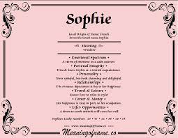 Sophie Name Meaning Meaning Of Sophie Meaning Of First Name Sophie Biblical Meaning Names With Meaning Meaning Of My Name Baby Names And Meanings
