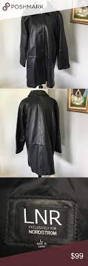 Vintage 80 S Lnr For Nordstrom S Leather Long Coat Long Leather Coat Vintage Jacket Long Coat