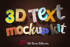 Pro 3d Text Mockups By Designercow On Envato Elements