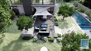 Comment aménager un grand jardin ? Lumion Paysagistes Presentation Amenagement De Jardin En 3d Youtube