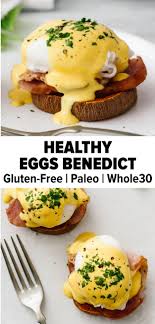 Healthy Eggs Benedict In 2020 Healthy Egg Recipes Healthy Eggs Benedict Healthy Brunch Recipes
