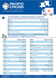 Don't buy health insurance or term insurance without medical check up. How To Communicate In A Medical Emergency In Indonesia Pacific Cross News Pacific Cross Insurance