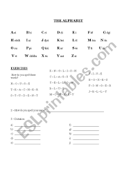 This article explains how to alphabetize in excel. Alphabet Exercise Esl Worksheet By Daianeza
