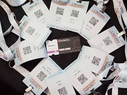 When a health official attached the shiny blue bracelet with a qr code to simran lalwani's wrist, it did not strike her as much stranger than anything else lately. Instant Scan And Print Qr Code Badges For Exhibitions Conferences Co Ticket2u Blog