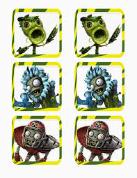 Plants Vs Zombies Diy Memory Game With Free Printable Plants Vs Zombies Creative Crafts Zombie Birthday
