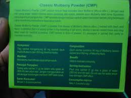 Nah, sekarang anda sudah tahu kan apa itu cms? Herbs And Secrets Cmp Classic Mulberry Powder Hwi That Has Provided Many Evidence Steemkr