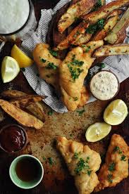 In a separate medium bowl, combine the cabbage slaw mix, green onions, and cilantro. Beer Battered Fish And Chips W Spicy Remoulade The Candid Appetite