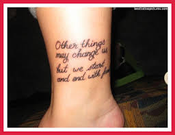This fun tattoo features the words chin up in a modern, bold font. Quotes About Guys With Tattoos Quotesgram