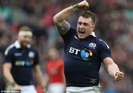 Stuart hogg of scotland celebrates victory in the natwest six nations match between scotland and england at murrayfield on february 24, 2018 in edinburgh, scotland. Stuart Hogg From A Joke To Scotland S Most Potent Weapon Daily Mail Online