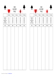 The player/team to do so first, shall be the winner. 2021 More Score Sheets Fillable Printable Pdf Forms Handypdf