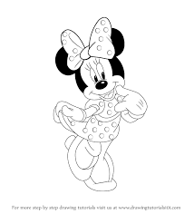 Learn How To Draw Minnie Mouse Minnie Mouse Step By Step Drawing Tutorials The content of the article: learn how to draw minnie mouse minnie