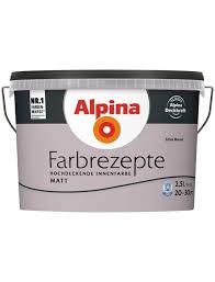alpina wand und deckenfarbe farbrezepte edles mauve 2 5 l matt alpina farbrezepte innenfarbe farben