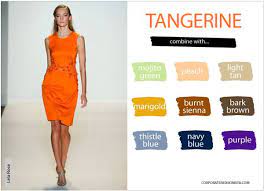 Maybe you would like to learn more about one of these? Color Compatibility Spring Edition Tangerine Orange Color Combinations For Clothes Fashion Colours Color Trends Fashion