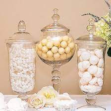 Large Glass Apothecary Candy Jar