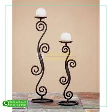 Ferforje Ozel Tasarim Mumluk Wrought Iron Special Design Candlestick Mumluklar Dekor Tasarim