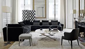 A set of tables and ottomans lithos from the italian brand b&b italia, the product range maxalto. Small Table Pathos Maxalto Design Von Antonio Citterio