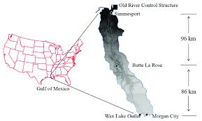 Geographical Location Of The Atchafalaya River Basin To The