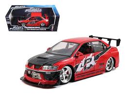 Sean S Mitsubishi Lancer Evolution Viii Red Fast Furious Movie 1 18 Diecast Car Model By Mitsubishi Lancer Evolution Mitsubishi Lancer Diecast Model Cars
