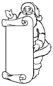 Santa Coloring Page Santas List 001 Santa Coloring Pages Christmas Coloring Pages Christmas Coloring Books