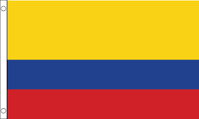 The yellow band is the size of both the blue and red bands combined. Colombia Flag Buy Colombia Flag Nwflags