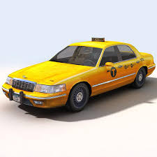 Ny City Taxi 2013 Decals 3d Model Ad Taxi City Ny Model Autos