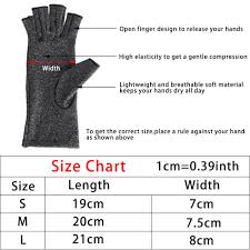Us 2 92 22 Off Size S M L Women Men Hands Arthritis Gloves Cotton Therapy Compression Gloves Circulation Grip Hand Arthritis Joint Pain Relief In