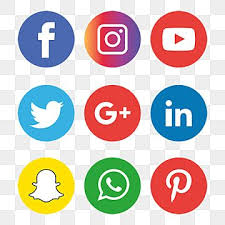Social Media Icons Set Logo Logo Clipart Social Icons Logo Icons Png And Vector With Transparent Background For Free Download In 2020 Social Media Icons Vector Social Media Icons Free Social