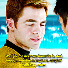 Star trek into darkness james t kirk leonard mccoy GIF