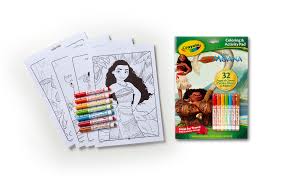 Surprise your little baby shark fan with these giant coloring pages from crayola. Crayola 32 Page Color Activity Book Featuring Disney S Moana Child Walmart Com Walmart Com