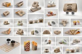 Free packaging and box mockups. Free Paper Takeout Boxes Mockup On Behance