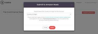 How To Submit A Podcast To Amazon Music And Audible Castos