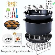 Amazon Com Ptsaying Air Fryer Accessories Xl 12 Sets For Phillips Power Air Fryers Dash Oven Deep Fryer Accessorie In 2020 Fryer Accessories Air Deep Fryer Air Fryer